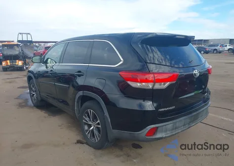 2017 Toyota Highlander Le/Le Plus z USA, uszkodzony, nr VIN 5TDBZRFH4HS460545